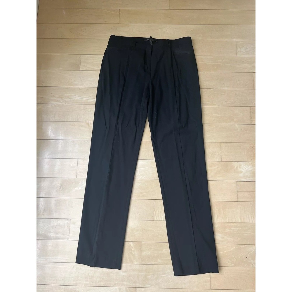 BCBGMAXAZRIA Womens Tapered‎ Dress Pants Slacks Black Size 8